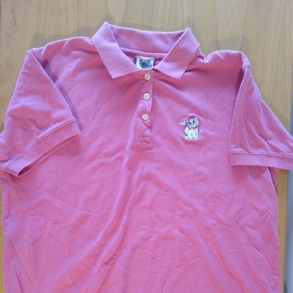 Vintage Disney Aristocats Marie Cat Kitten Polo Shirt - Picture 2 of 9